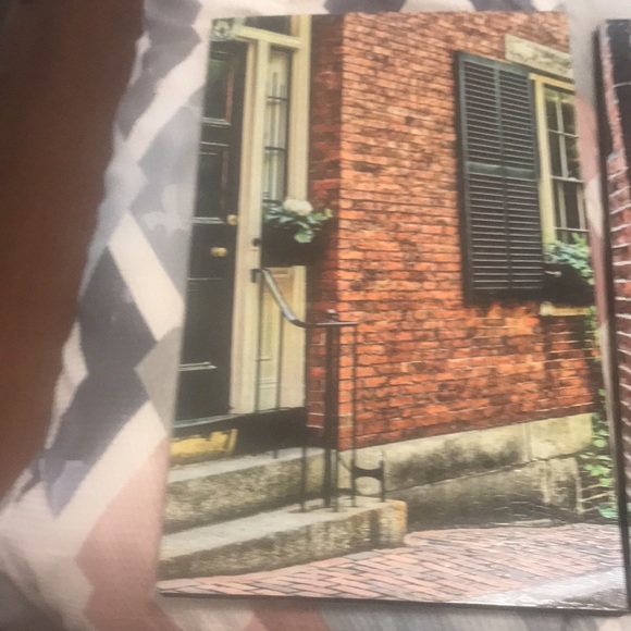 Set of 4 beautiful prints of a prominent Beacon Hill address on Acorn St.  Each - Picture 5 of 13
